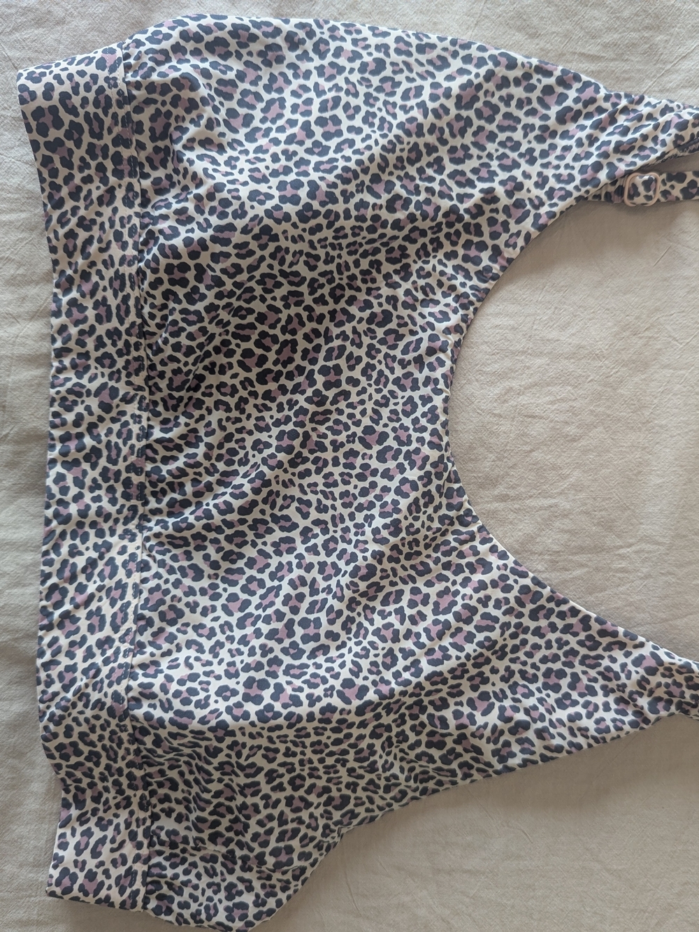 Leopard Print Scoop Neck Bralette